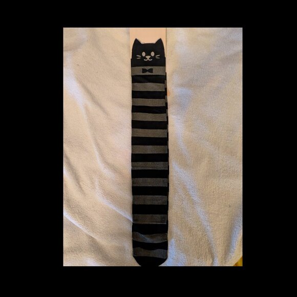 Meowingtons kawaii cat tights OS NIP - Picture 3 of 3